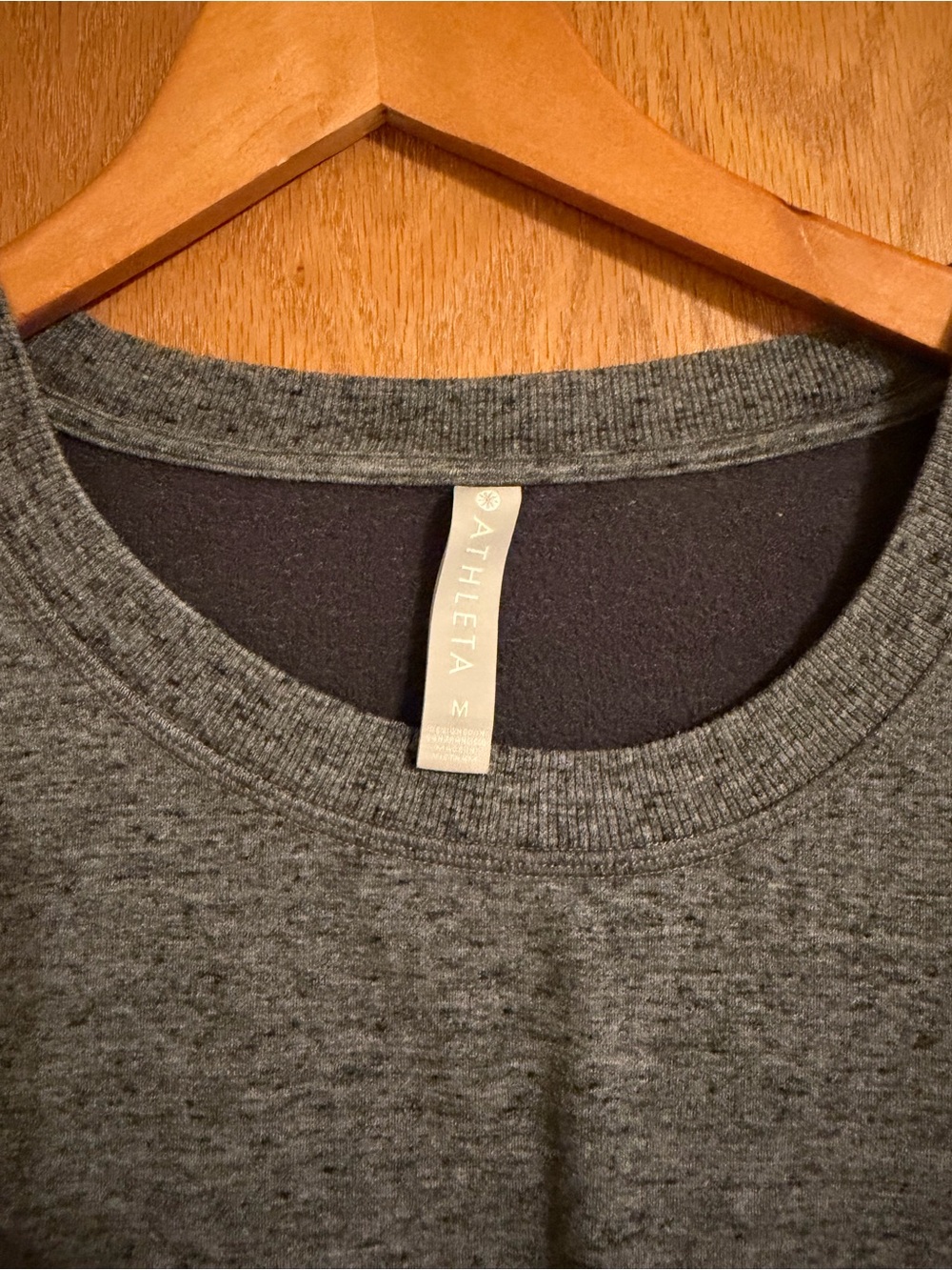 Athleta Women's Heather Gray Crewneck Sweater